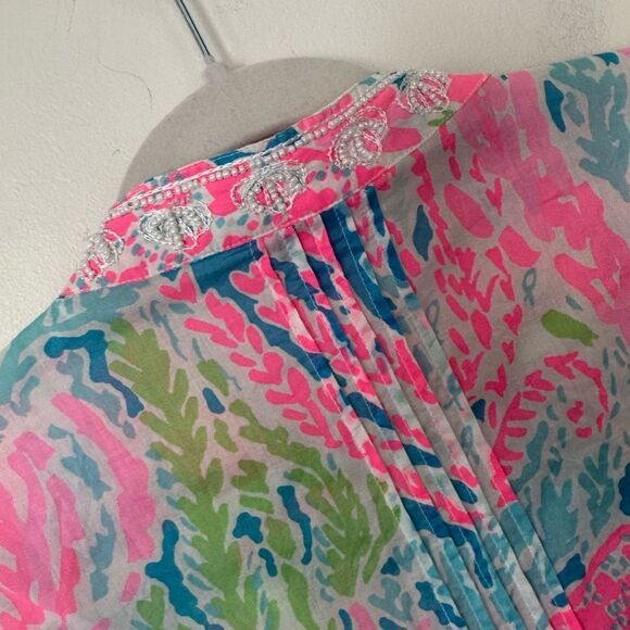 Lilly Pulitzer Lets Cha Cha Captiva Women’s Tunic L - Picture 5 of 9